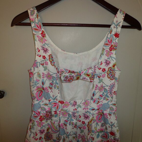 NWOT Jack Willis Fabulously British Lined Mini Sundress US 4 Floral Zip Closure - Picture 13 of 16